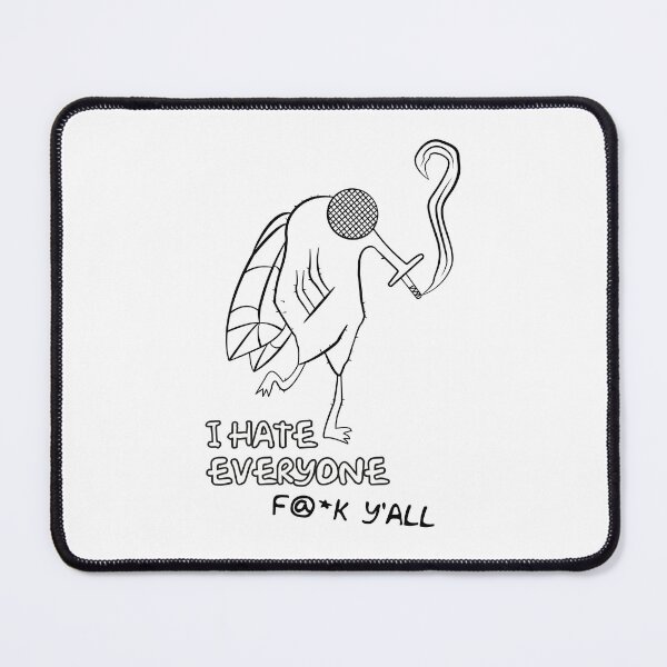 Item preview,  Fly I hate everyone Black Words designed and sold by Yes-Monkey.