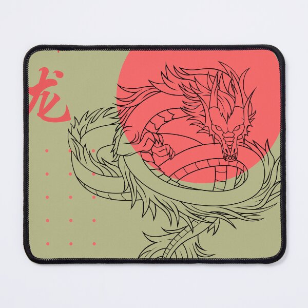 Item preview, Red Black White Dragon Shenlong 神龙 T-Shirt designed and sold by Tarikbouchmal.