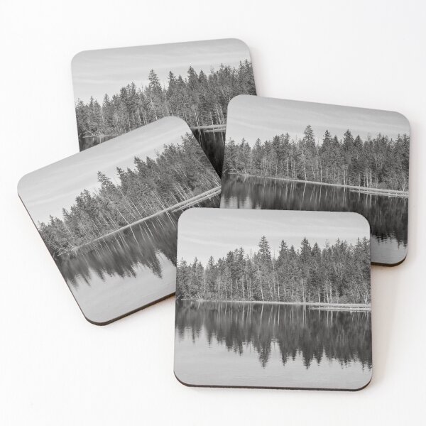 Item preview, Trees reflection in the water designed and sold by kevinsingeisen.