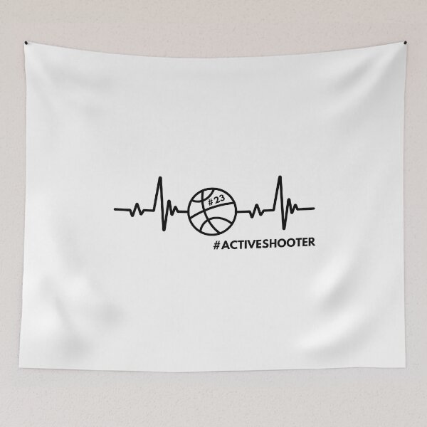 Item preview, Active Shooter Basketball Heartbeat designed and sold by Pixelish.