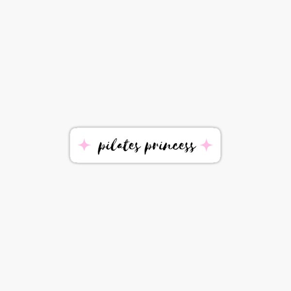 pink pilates princess aesthetic Sticker for Sale by