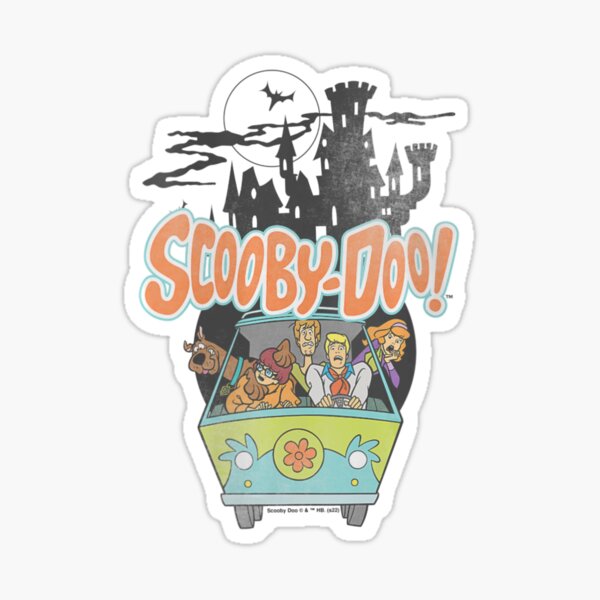 "Scooby Doo Haunted Castle" Sticker for Sale by guillermosouezv Redbubble