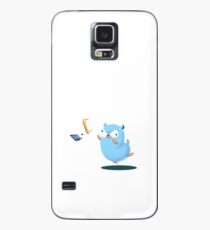 Funda/vinilo para Samsung Galaxy Golang Gopher Go Rage