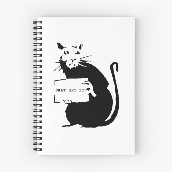 Artikelvorschau, CHAT GPT IT - Banksy-Ratten-Design entworfen und verkauft von ChatGPT.