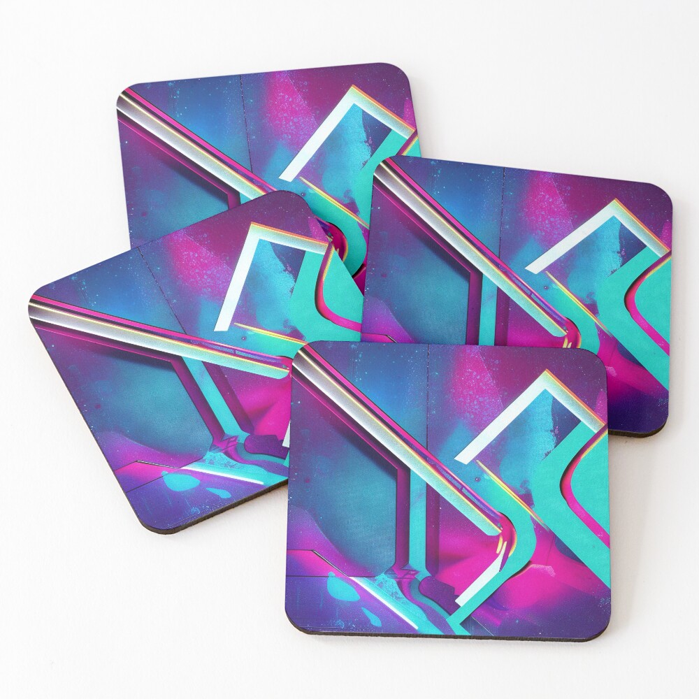 Item preview, Coasters (Set of 4) designed and sold by AbstractWave.