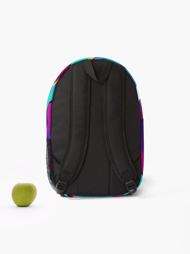 Thumbnail 2 of 3, Backpack, 80s Abstract 009 designed and sold by AbstractWave.
