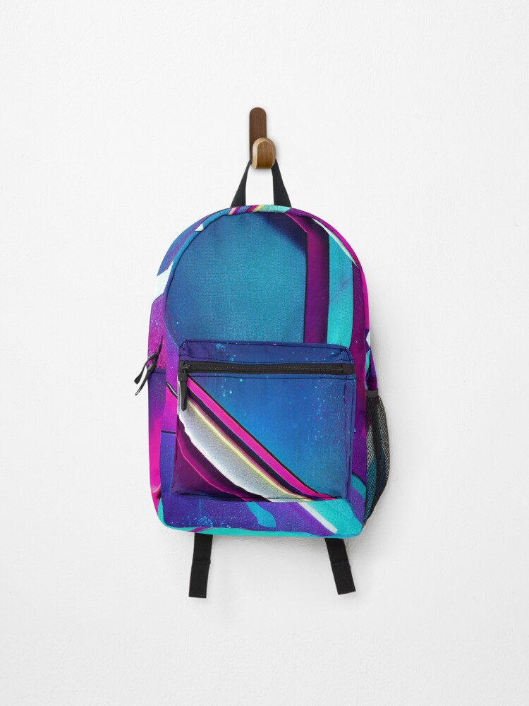 Thumbnail 1 of 3, Backpack, 80s Abstract 009 designed and sold by AbstractWave.