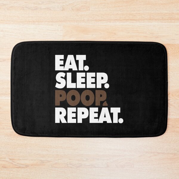Item preview, Eat Sleep Poop Repeat - Dog Lover, Cat Lover, New Parent, Poop, Pooping, Funny designed and sold by 918INK.