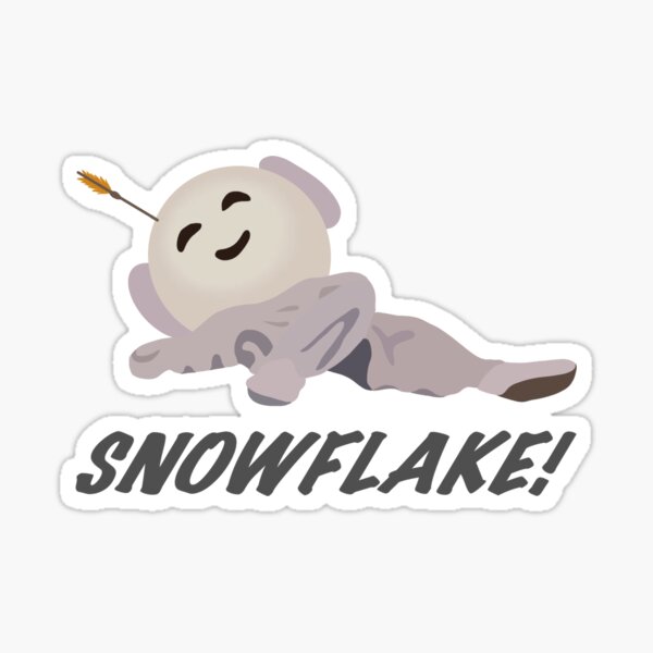Item preview, Snowflake (With Text) designed and sold by Little-Kat.