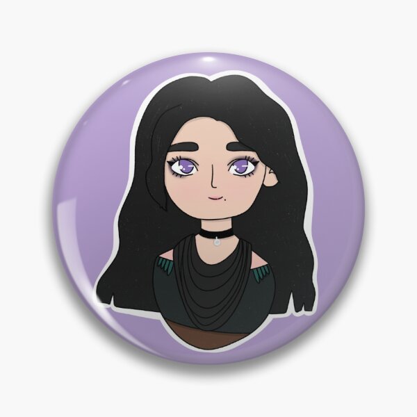 Artikelvorschau, chibi yennefer entworfen und verkauft von cozyartcadia shop.