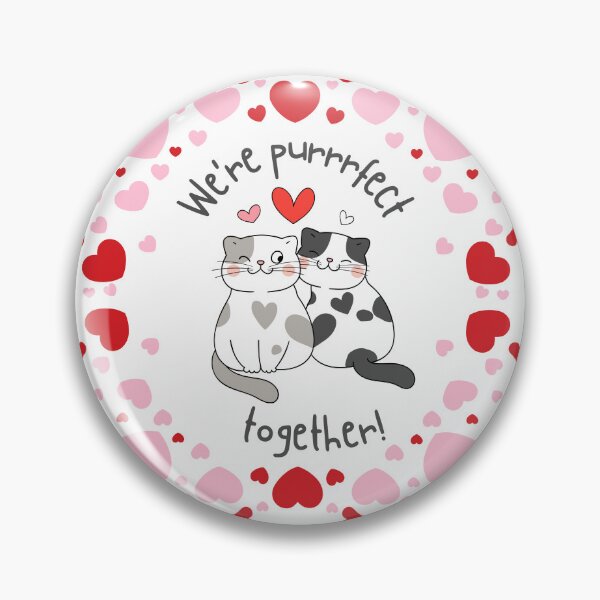 Item preview, Valentine's Day Cats, We're Purrfect Together designed and sold by Shon Dailey.
