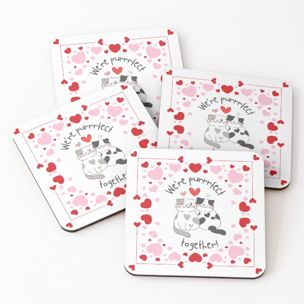 Item preview, Valentine's Day Cats, We're Purrfect Together designed and sold by Shon Dailey.