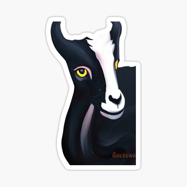 Goat Simulator Glossy Sticker