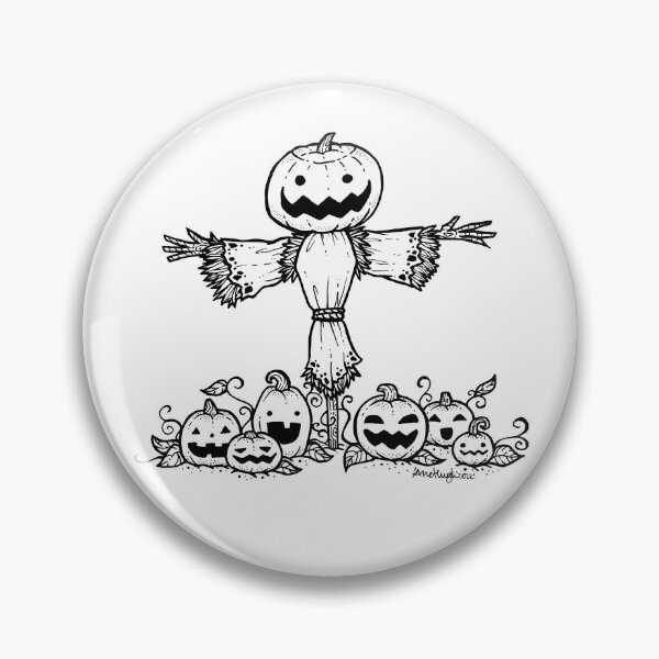 Item preview, Pumpkin Farm Scarecrow  designed and sold by Miss-A-McQ-Art.