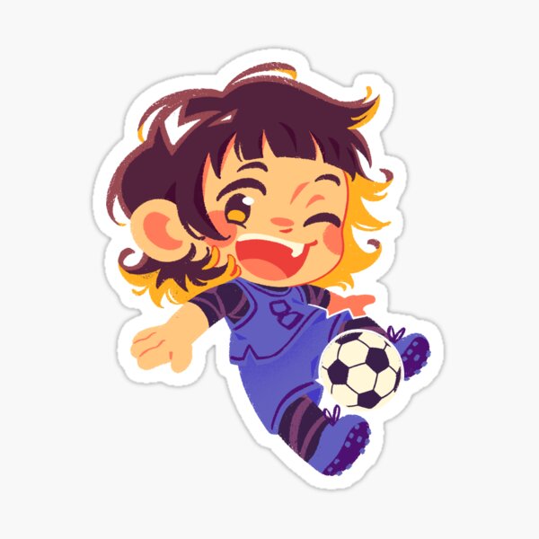 Strong Bachira Meguru Sports and Street wear Blue Lock funny Sticker by  Inny Shop - Pixels