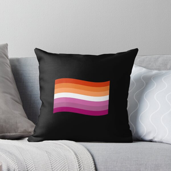 Item preview, Lesbian Pride Flag Wave Shape designed and sold by magiccato.