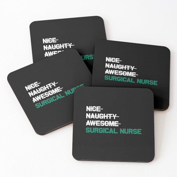 Item preview, Nice Naughty Awesome Surgical Nurse designed and sold by cybersilverhand.