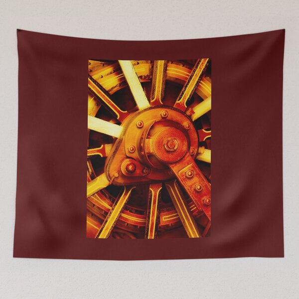 Item preview, Old Steam Roller Wheel Effects Vertical designed and sold by eddiebarronshop.
