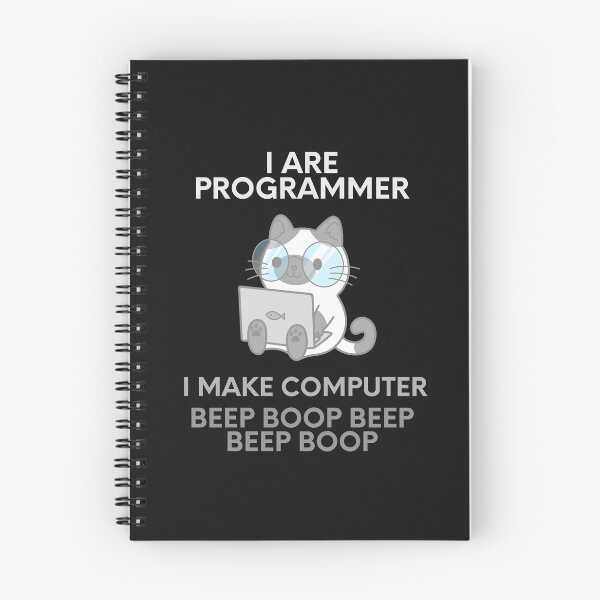 Item preview, I Are Programmer, Cat Programmer, I Make Computer Beep Boop Beep Beep Boop designed and sold by Nati-shop.