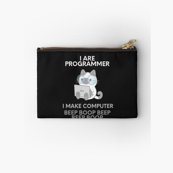 Aperçu de l'œuvre I Are Programmer, Cat Programmer, I Make Computer Beep Boop Beep Beep Boop créée et vendue par Nati-shop.