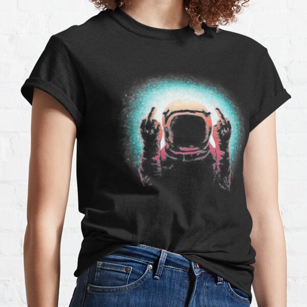 Item preview, Flipping Off Astronaut designed and sold by Delta12Designs.