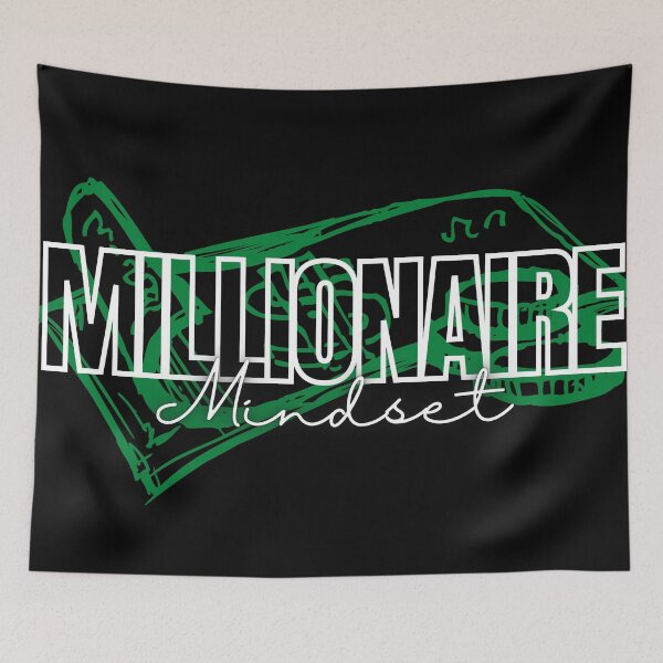 Item preview, Millionaire Mindset poster designed and sold by KingsManKind.