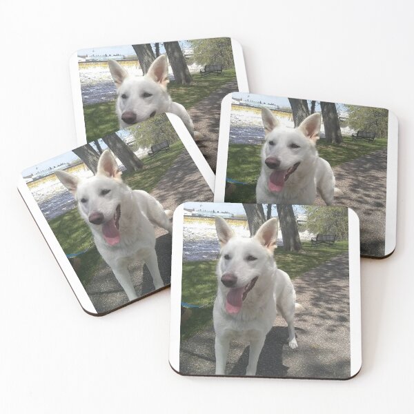 Item preview, White German Shephard  designed and sold by MeggyMayDesigns.