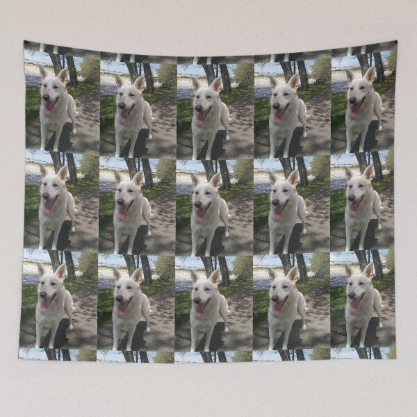 Item preview, White German Shephard  designed and sold by MeggyMayDesigns.