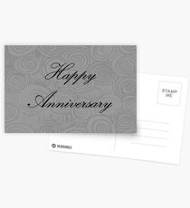 Anniversary Swirls Postcards