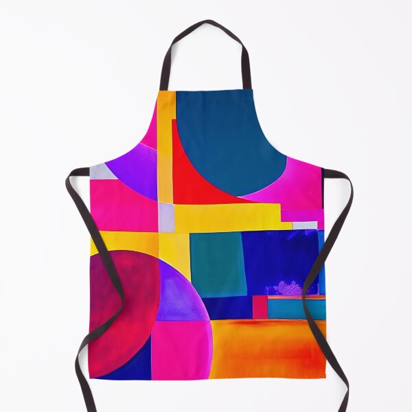 Item preview, Colorful abstract shapes geometric art painting designed and sold by vishalraifx.