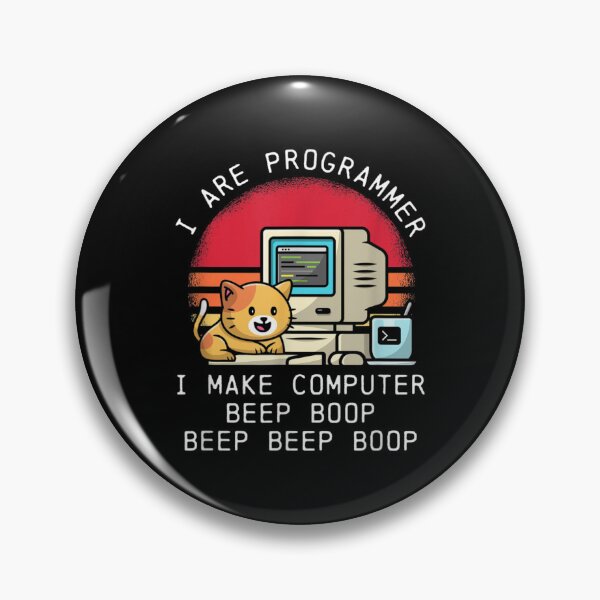 Item preview, I Are Programmer Funny Cat, Funny Programmer Gift Design designed and sold by ThePatternArt  ⭐⭐⭐⭐⭐.