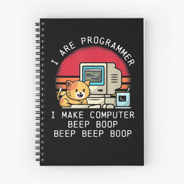 Item preview, I Are Programmer Funny Cat, Funny Programmer Gift Design designed and sold by ThePatternArt  ⭐⭐⭐⭐⭐.