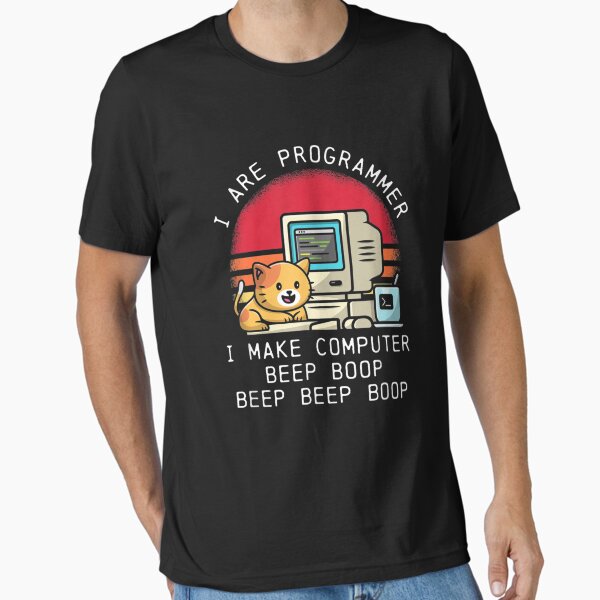Item preview, I Are Programmer Funny Cat, Funny Programmer Gift Design designed and sold by ThePatternArt  ⭐⭐⭐⭐⭐.