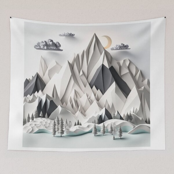 Item preview, origami mountains designed and sold by Kadhaf.