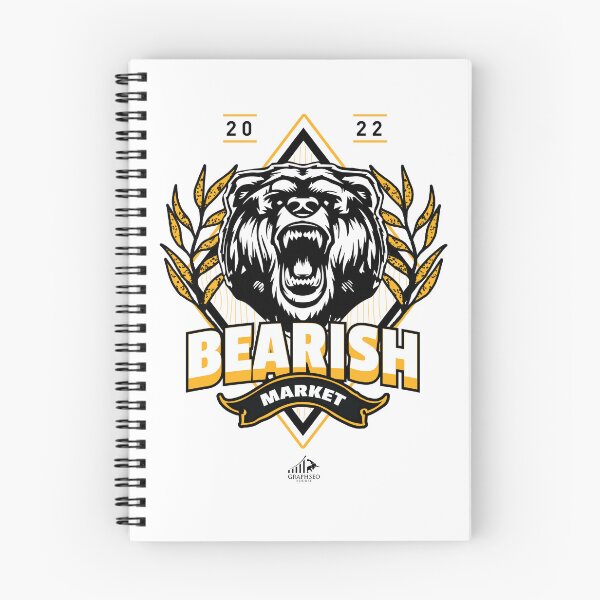 Item preview, Bearish, bear market 2022, trading designed and sold by GraphseoBourse.