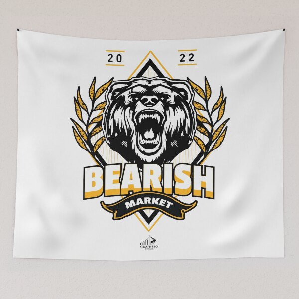 Item preview, Bearish, bear market 2022, trading designed and sold by GraphseoBourse.