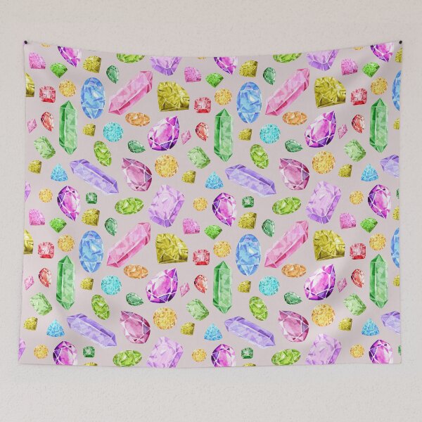 Item preview, Gemstone Background designed and sold by Cobalt Blue Watercolors.