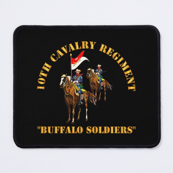 Item preview, Army - 10th Cavalry Regiment w Cavalrymen - Buffalo Soldiers designed and sold by Military Insignia Products.