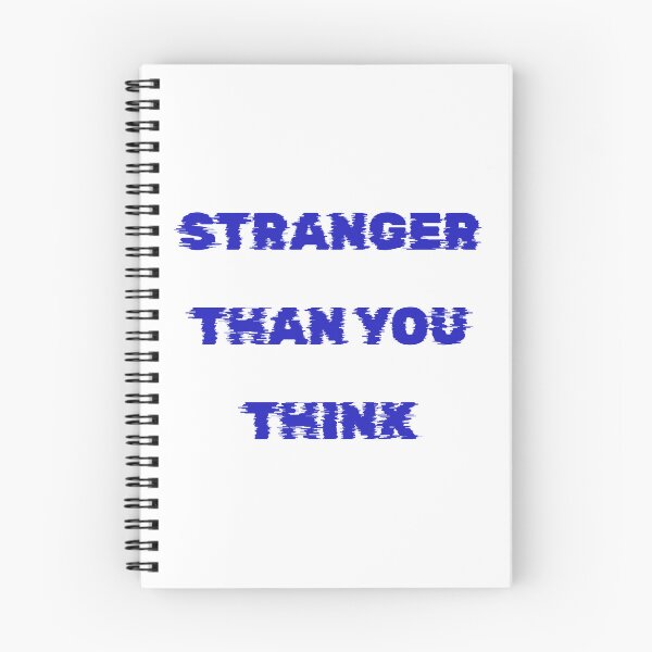 Artikelvorschau, Fremder als du denkst (blaues cooles Vintage-Design) entworfen und verkauft von BRAZILCOOLSHIRT.