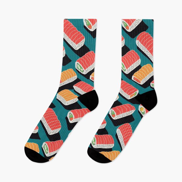 Item preview, Sushi Rolls Pattern designed and sold by Fragpop.