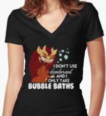 Hormone Monstress - Big Mouth Women's Fitted V-Neck T-Shirt