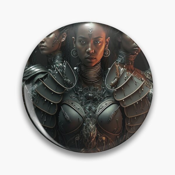 Item preview, Warrior Women Wearing Armor, Black, Ethnic designed and sold by BySpinny.