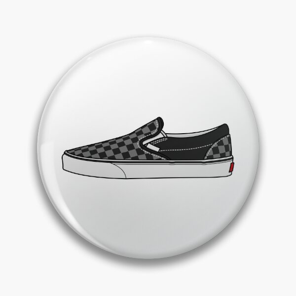 Item preview, Classic Slip-On Skate Shoe, Black/Grey Checkers designed and sold by OlegNaches.