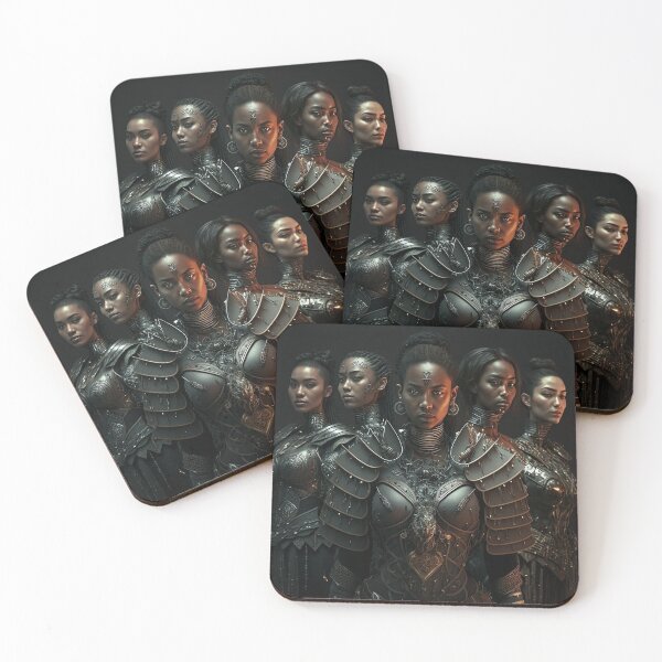 Item preview, Warrior Women Wearing Armor, Black, Ethnic designed and sold by BySpinny.