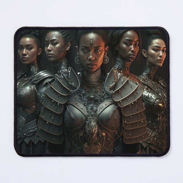 Item preview, Warrior Women Wearing Armor, Black, Ethnic designed and sold by BySpinny.