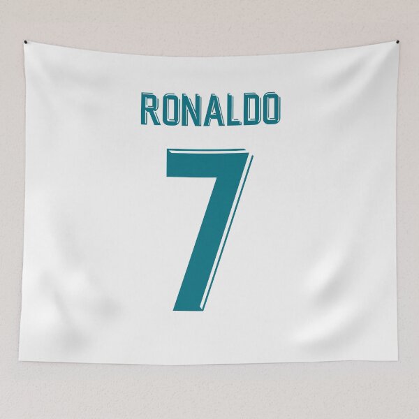 Item preview, Christiano Ronaldo Madrid Home Jersey 2018 designed and sold by Alimator.