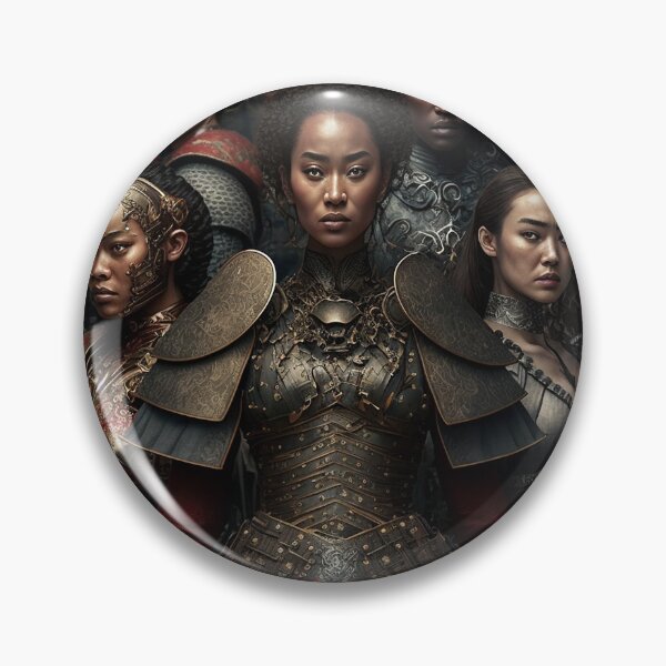 Item preview, Warrior Women Wearing Armor, Black, Ethnic designed and sold by BySpinny.