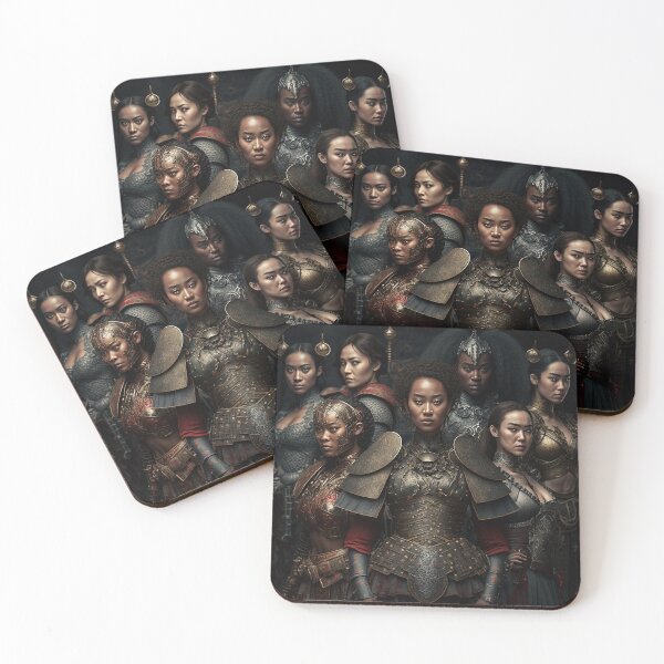Item preview, Warrior Women Wearing Armor, Black, Ethnic designed and sold by BySpinny.