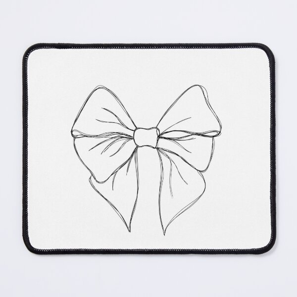 Item preview, Beautiful festive bow with ribbons - line art illustration designed and sold by Sunshine2504.
