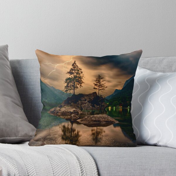Item preview, Thunderstorm at Hintersee lake, Germany designed and sold by Ferus-Shop.